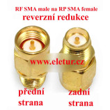 SMA male to RP SMA female  redukce