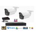 8MPx Kamerový set Zoneway - 2x IP bullet kamera, 4K 32CH NVR 3108 a POE switch