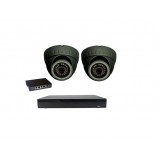 8MPx 4K IP Kamerový set Zoneway - 2x IP dome kamera, 4K 32CH NVR3625 a POE switch 4+1