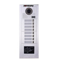 RFID přístupový systém/videozvonek - bytové tablo Zoneway ZW-619-8D