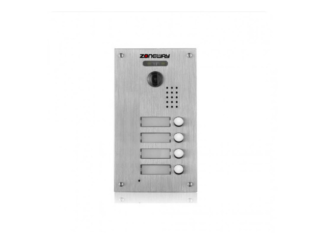 IP video 2D zvonek | ZONEWAY ZW-738-4