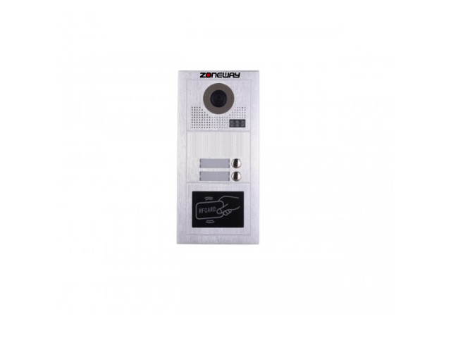 RFID přístupový systém/videozvonek - bytové tablo ZONEWAY ZW-619-2D