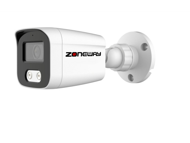 5MPx IP POE venkovní kamera COLORVU, MIC, IR+WARM light | ZONEWAY NC865+
