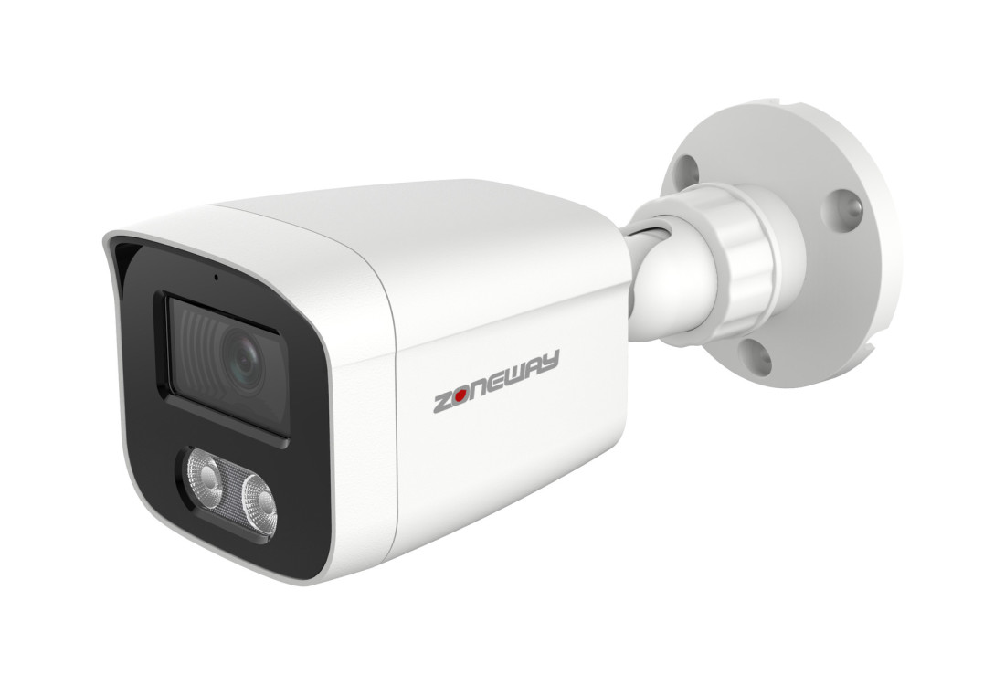 5MPx IP POE venkovní kamera COLORVU, MIC, IR+WARM light | ZONEWAY NC865+