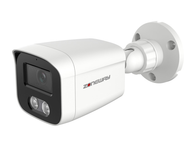 5MPx IP POE venkovní kamera COLORVU, MIC, IR+WARM light | ZONEWAY NC865+