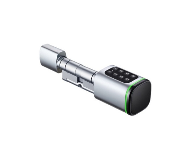 Chytrá dveřní vložka/zámek s RFID, PIN a TUYA | ZONEWAY S1K stříbrná