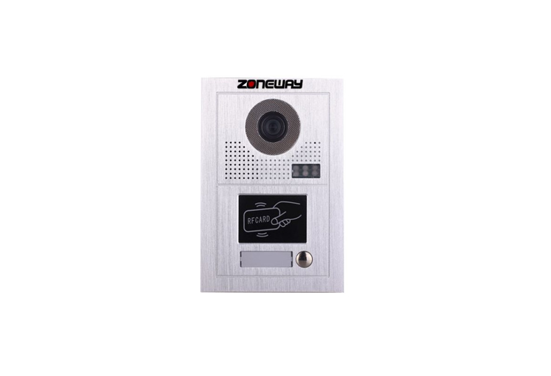 RFID přístupový systém/video zvonek - bytové tablo | ZONEWAY ZW-619-1D