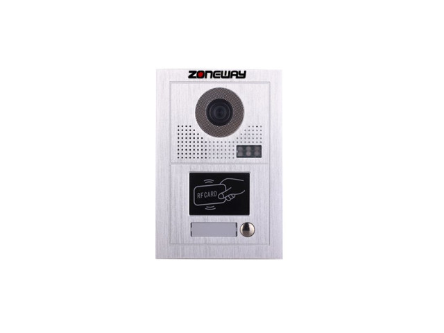 RFID přístupový systém/video zvonek - bytové tablo | ZONEWAY ZW-619-1D