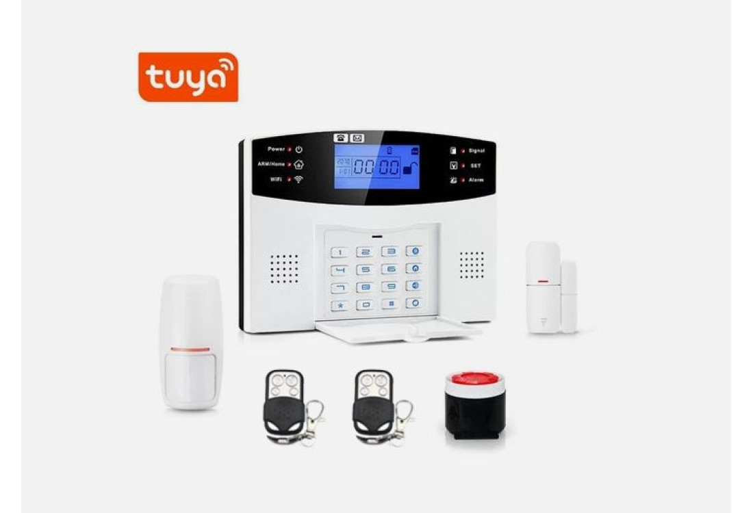 Chytrý GSM/WiFi/4G alarmový systém Tuya Smart | ZONEWAY-TW12