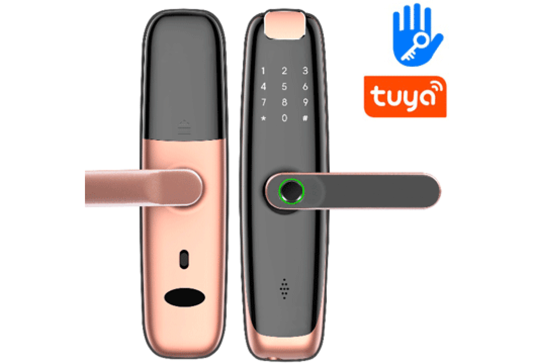 Chytrý TUYA MIFARE Bluetooth zámek s otiskem prstu | ZONEWAY iLock02