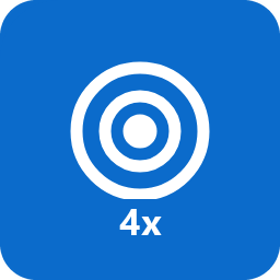 Kamera IP zoom 4x, mini PTZ, 6 Mpx, venkovní, ONVIF | HICO X4D-M6S Zoom 4x
