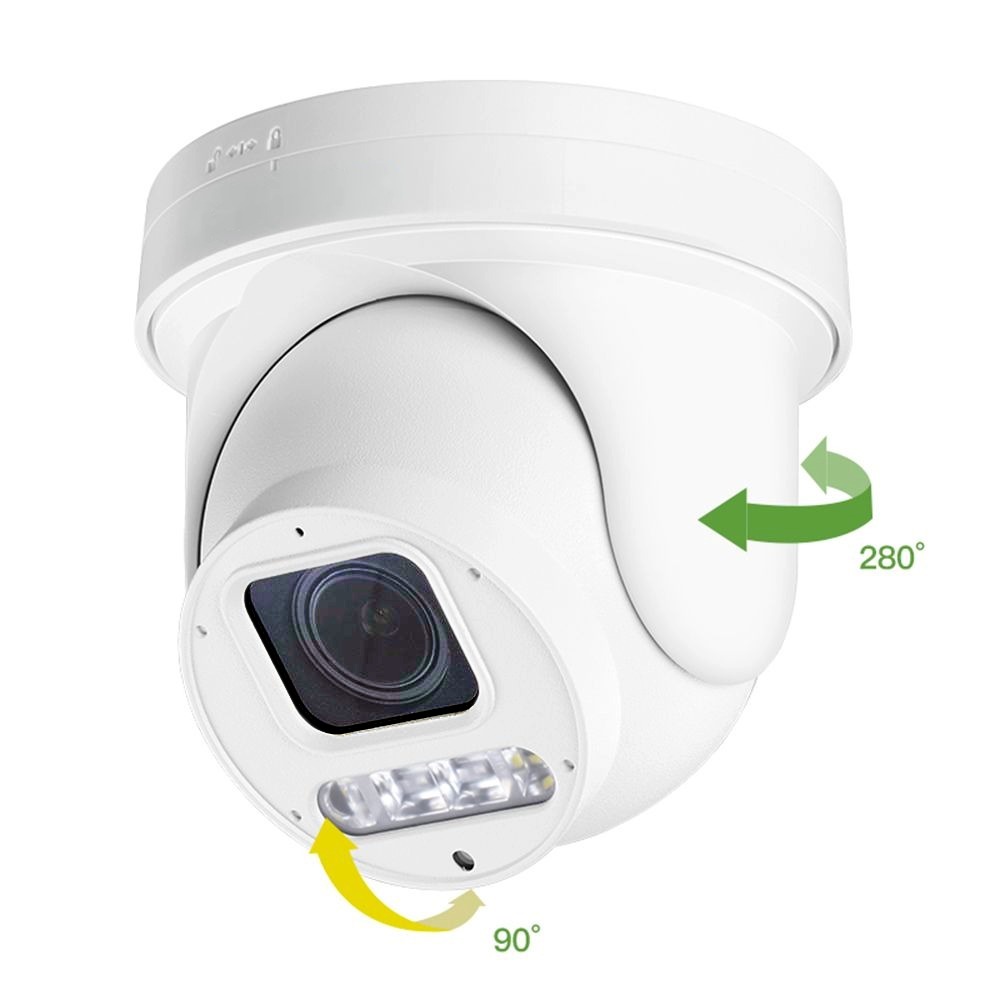 Mini PTZ kamera HICO X4D-M6S ze setu ZONEWAY 2-X4DM6S-3016 Mini PTZ kamera HICO X4D-M6S ze setu ZONEWAY 2-X4DM6S-3016 – pohled zepředu
